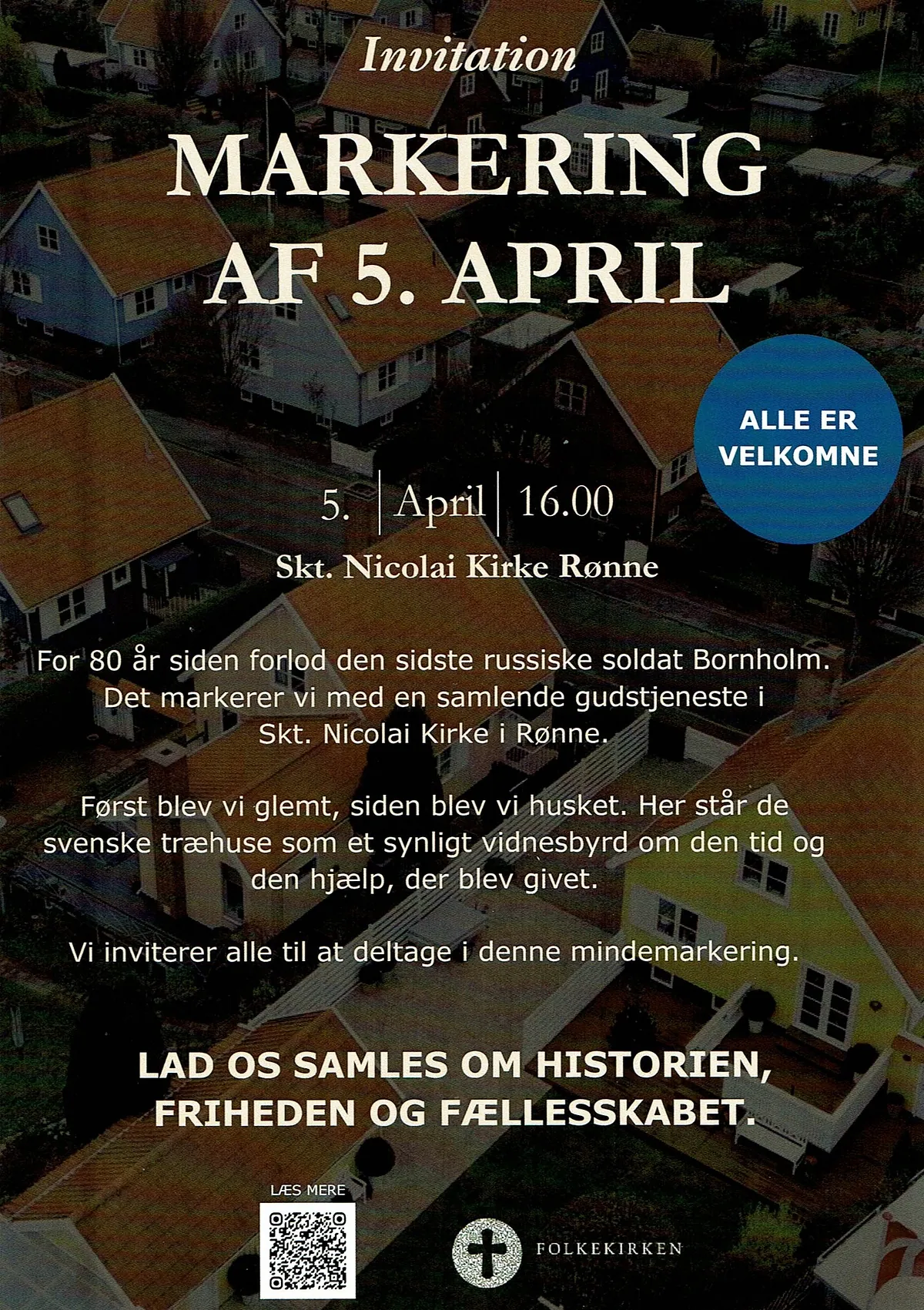 Invitation til markering af 5. april